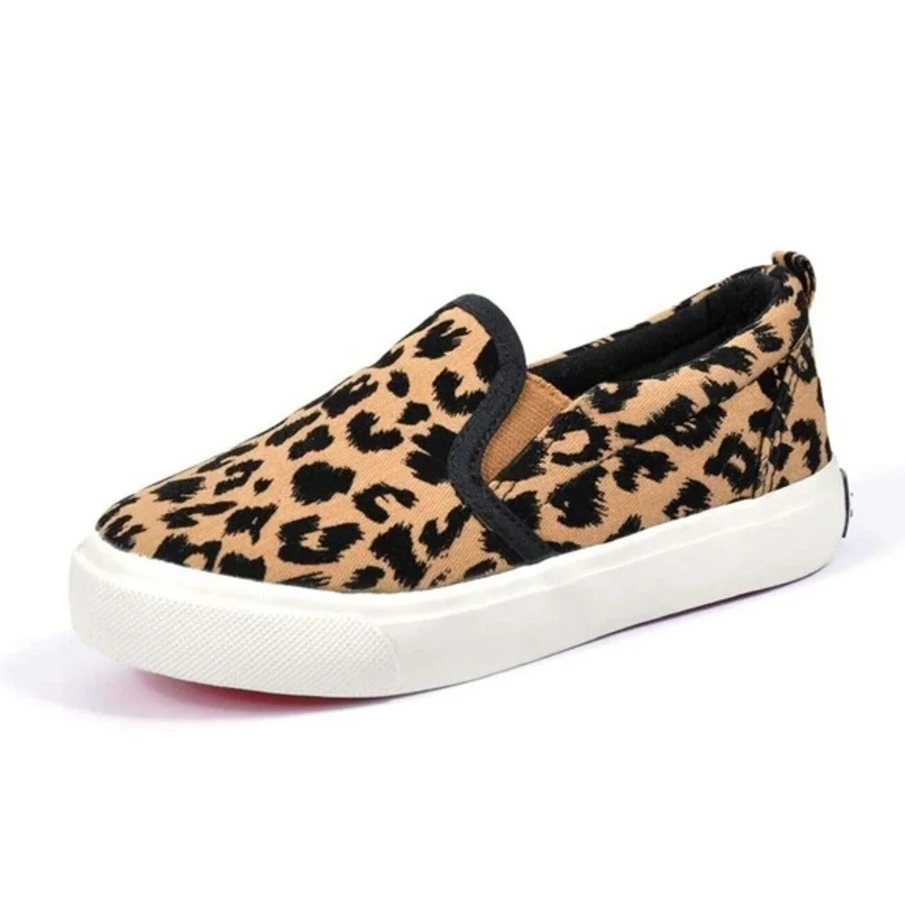 Baby Slip-On Shoes Leopard Print‎ Size 6 New With Tags